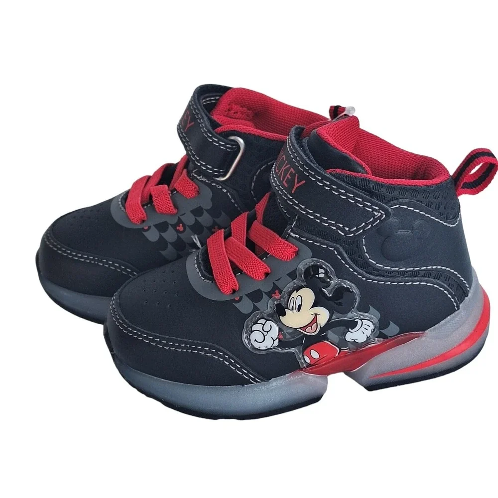 Disney Junior Mickey Mouse Athletic Fun House Boot Shoes Siz 6 (15cm) Color Grey